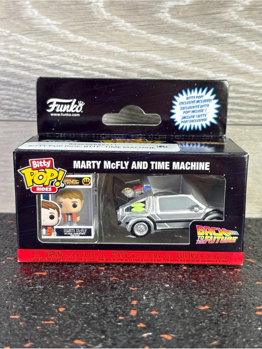 Funko Bitty Pop! Rides Exclusive Marty McFly & Time Machine Back to the Future …